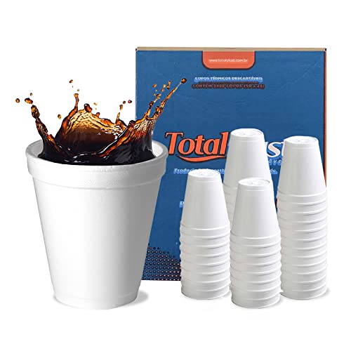 Copo Térmico Isopor Café Chocolate Temperatura 180ml 200un