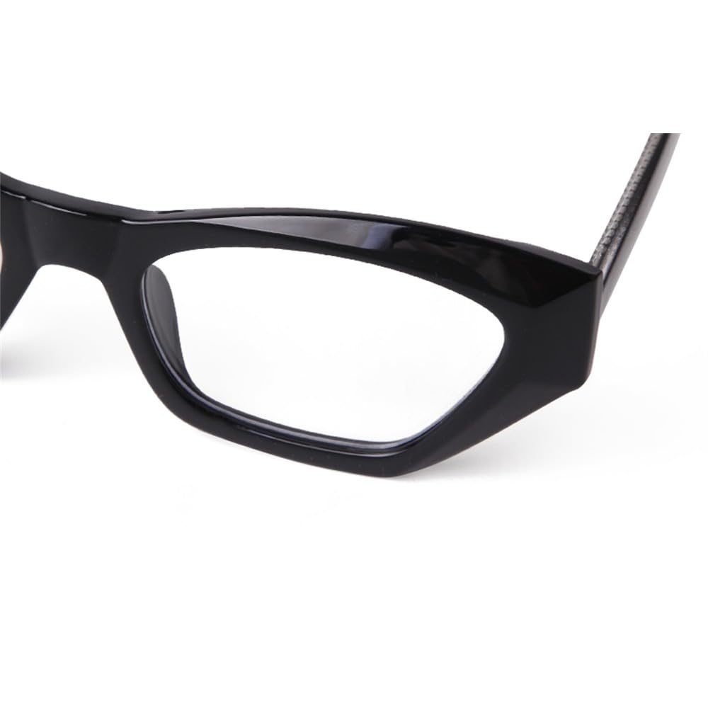 Okulary korekcyjne damskie męskie modne płaskie okulary spersonalizowane kocie oczy, 1