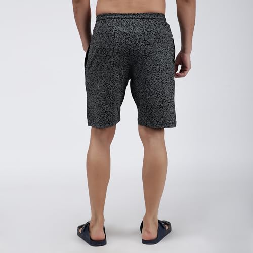Image of Amul Comfy Men's Bermuda Shorts | Adjustable Drawstring for Better Waist Fit | Comfortable Casual Shorts | Breathable Summer Wear | Pack of 1 | Color May Vary