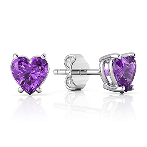 Image of 925 Sterling Silver Climber Earrings for Women & Girls, Pure Rhodium Plated, Cubic Zirconia AAAAA, Fine Jewellery Gifts for Women, Assured Purity & 6 Month Warranty*