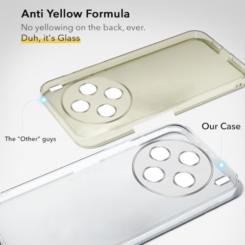 Image of Jkobi Lifetime Anti-Yellow Clear Back Cover Case for Vivo X100 5G (Sleek Hard Crystal | Shockproof and Camera Protection)