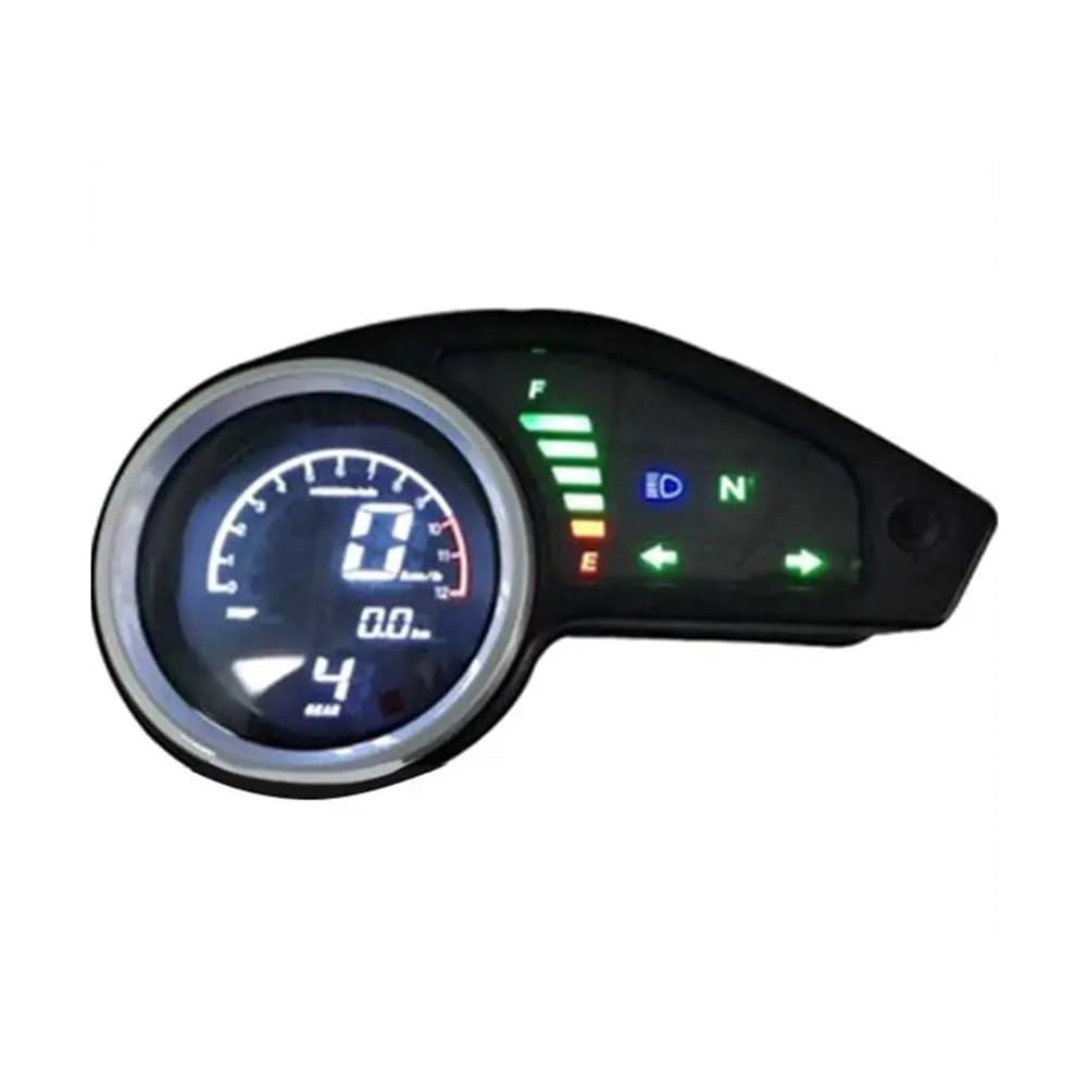 Velocímetro Digital para motocicleta, velocímetro, tacómetro y | Odómetro digital universal para motocicleta, velocímetro, tacómetro y medidor con luz nocturna.