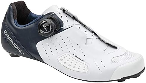 Louis Garneau - Women's Carbon LS-100 3 Bike Shoes, White/Navy, US (8.5), EU (39.5)