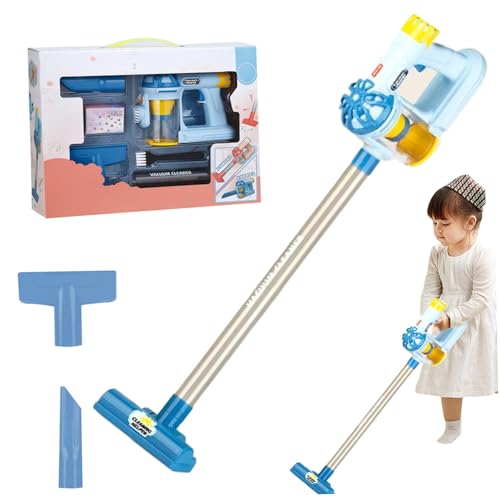 1 set di bambini aspirapolvere, 24x5 Violo per giocattoli elettrici staccabili realistici con aspirazione funzionante,...