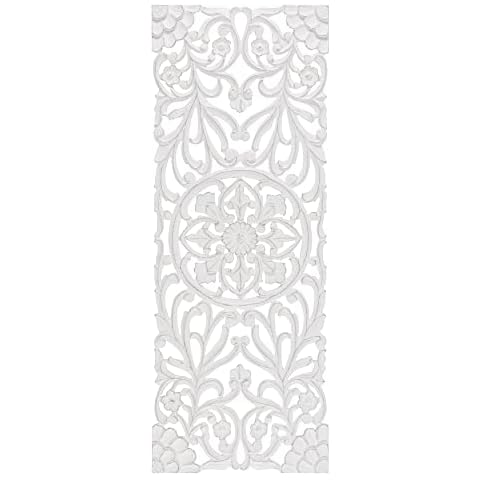 MH London Wall Medallion Avril - Rustic Wall Decor - Wooden Wall Art - Exclusively Designed Hand Crafted Wood Wall Décor. Solid Wood Wall Hanging Décor. Contemporary Design for Wall Decor Living Room Cover