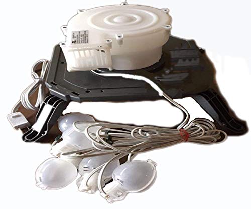 Gemmy Inflatable Replacement Fan/Blower with 5 Lights and Base - Model YEF-60