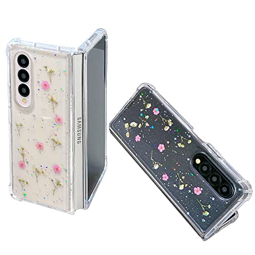 Abbery Samsung Galaxy Z Fold 4 5G P[X NA fUC LL 킢 LL  ԕ LL TPU&PC  fB[X K[Y dbP[X Z Fold 4p (X[sNt[)