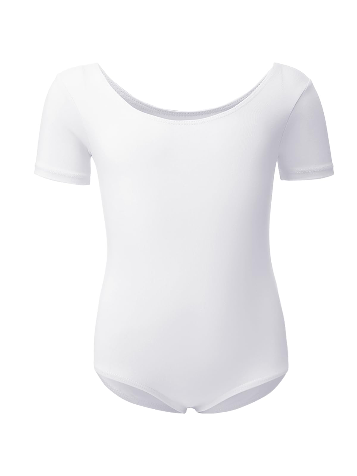 Body Danza Bambina Donna Body Danza Classica Cotone Balletto Body Leotards Manica Corta Body Ginnastica Artistica per Ragazze e Donne Taglia 110-170