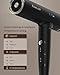 ANNLARY Plasma Ion Hair Dryer with Diffuser for Curly Hair, 110000 RPM Professional High Speed Blow Dryer with Plasma Ion, 1500W Foldable Travel Hairdryer with 6.5 Ft Cord Fast Drying for Women Men
