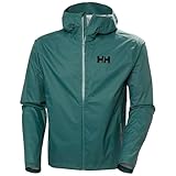 Helly-Hansen Loke Terra Jacket - Chaqueta impermeable ligera para hombre, transpirable y resistente al viento, exterior, 453 Dark Creek, Medium