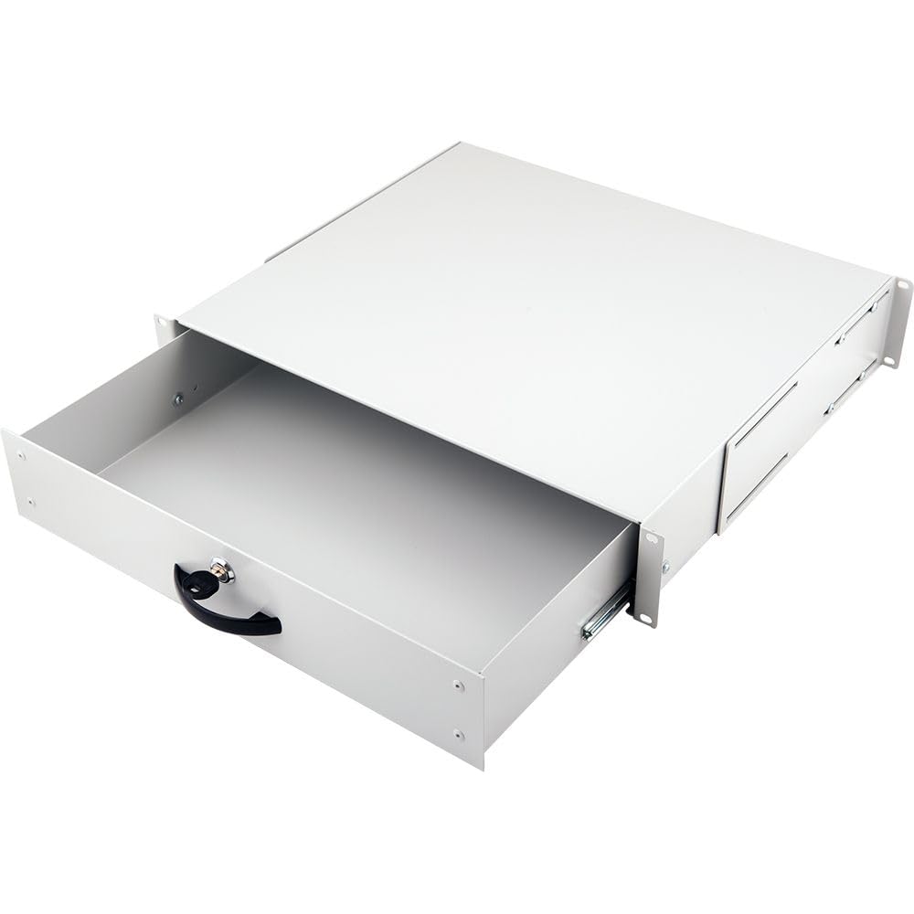 Equip Tiroir 19" pour armoires de Serveur 2U, verrouillable, Gris