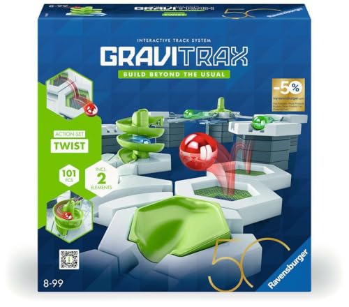 Ravensburger 24576 - GraviTrax Action-Set Twist - Sonderausgabe 50 Jahre...