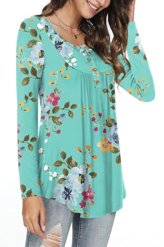 50% Off Aodemo Women's Long Sleeve Tunic Tops & Blouses