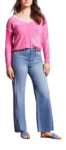 Tribal Women's Brooke Hugging Jeans W/Side Emb