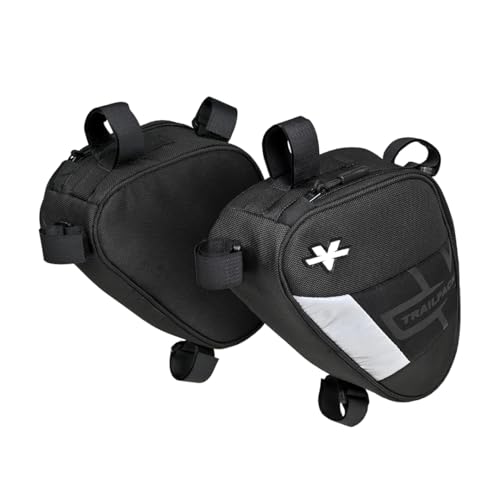 Image of ViaTerra KTM ADV /Enduro 250 /390 Trail Pack (Set of 2)| Shape Retention Easy to Mount Front Frame Bags |Suitable for Off Road & Trail Rides |Easy to Carry Trail Essentials (2025 Model)