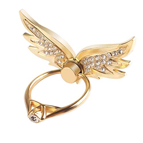 Eachbid Phone Ring Stand Holder Hand Grip Universal Smartphone Mount 360 Rotation Fit for All Phones White