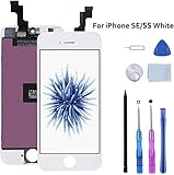 DISPLAY ERSATZ-KIT: Das Display ist zerkratzt? Ist das Telefon kaputt? Retina-Bildschirm, einschließlich Glas, LCD, austauschbarem Touchscreen, Schnellwechselwerkzeugen, Reparatur und Anweisungen für magnetische Aufkleber