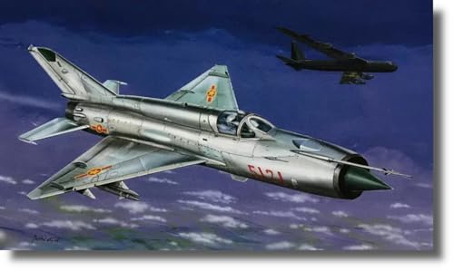セマー 1/72 ソ連 ミコヤン・グレビッチ MiG-21MF フィッシュベッド 戦闘機 ベトナム プラモデル SME72925のサムネイル