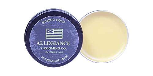'Stache Salt Strong Hold Mustache Wax - Cognac & Leather Scented