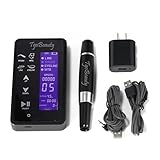 Digital Permanent Makeup Machine With Touch Screen Wireless Tattoo Machine For Eyeliner, Ombre Powder Brows, Lips, Nano Strokes MicroShading (Black)