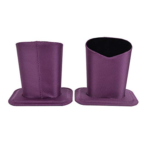 Bleiou 2 Pack Eyeglasses Holder Stand Glasses Stand Case Eyeglasses Protective Holder for Desks or Nightstands(Purple)
