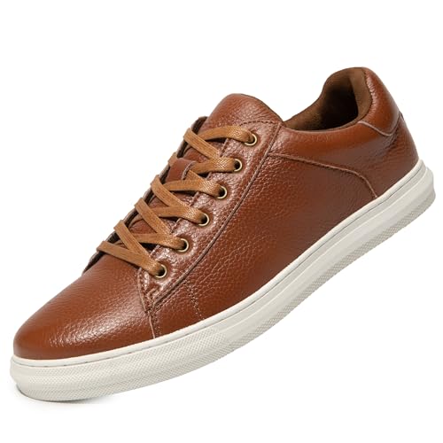 Image of Arkbird Mens Casual Shoes Leather Fashion Sneakers Business Casual Dress Sneakers Lace-up Oxford Shoe for Men