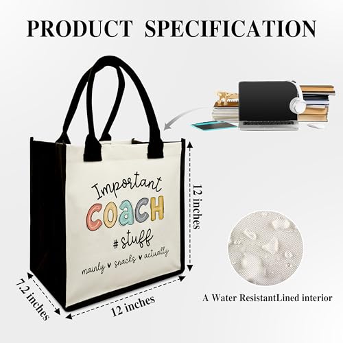 Important Stuff Shoulder Beach Bag - Canvas Tote Bag Gifts2