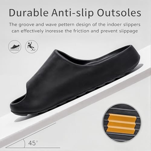 Pillow Slippers for Women and Men Cloud Platform Slides Anti Slip Cloud Slippers Lightweight EVA Comfy Shower Slides Open Toe Sandals for Indoor and Outdoor2