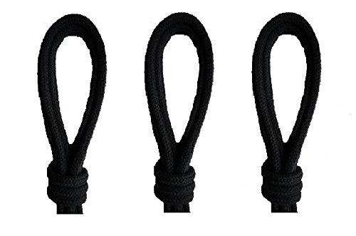 Preisvergleich Produktbild Baumwollseil schwarz Hohlgeflecht-8mm-3x5m