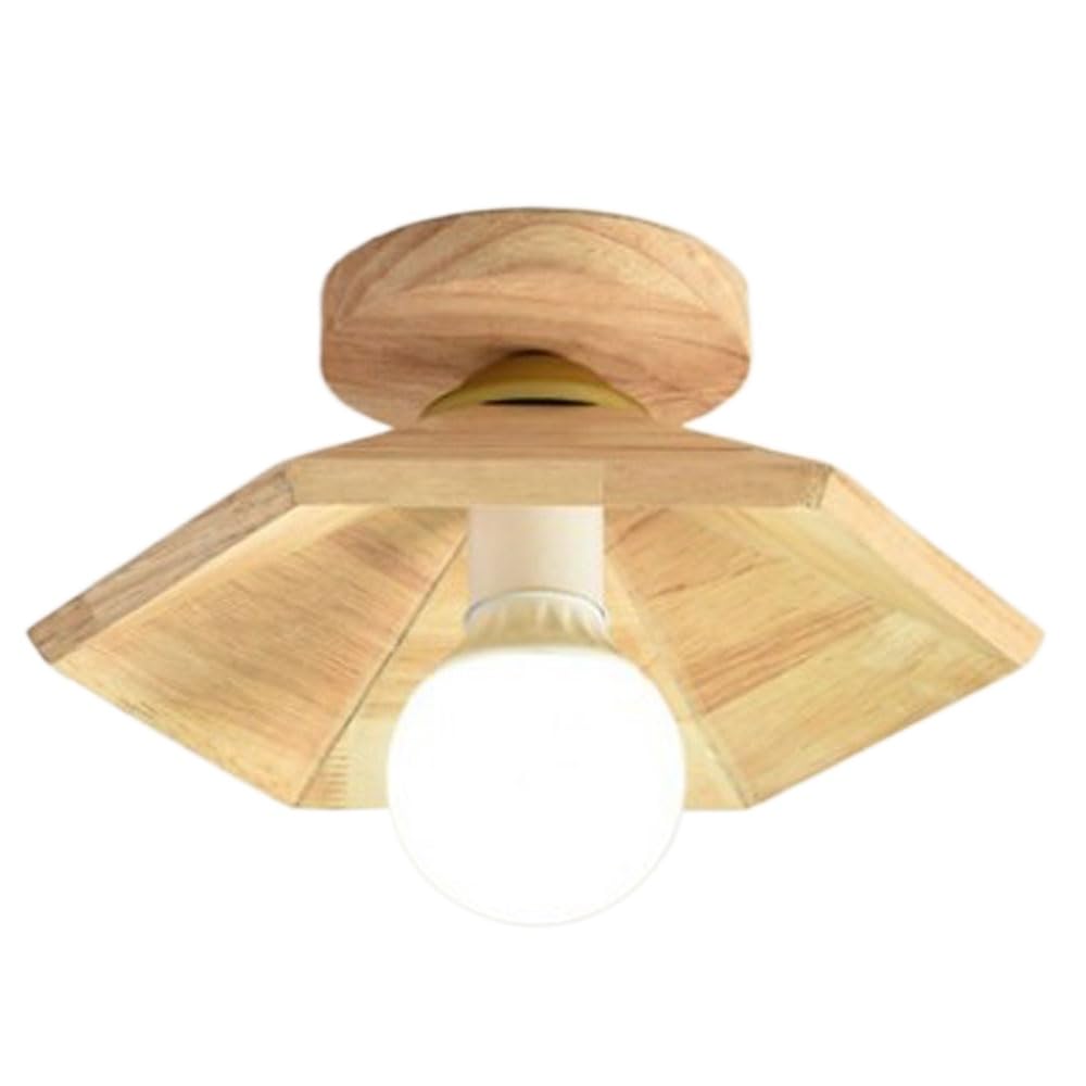 Plafonnier nordique en bois pour sublimer votre porche, balcon et vestiaire chaleureusement