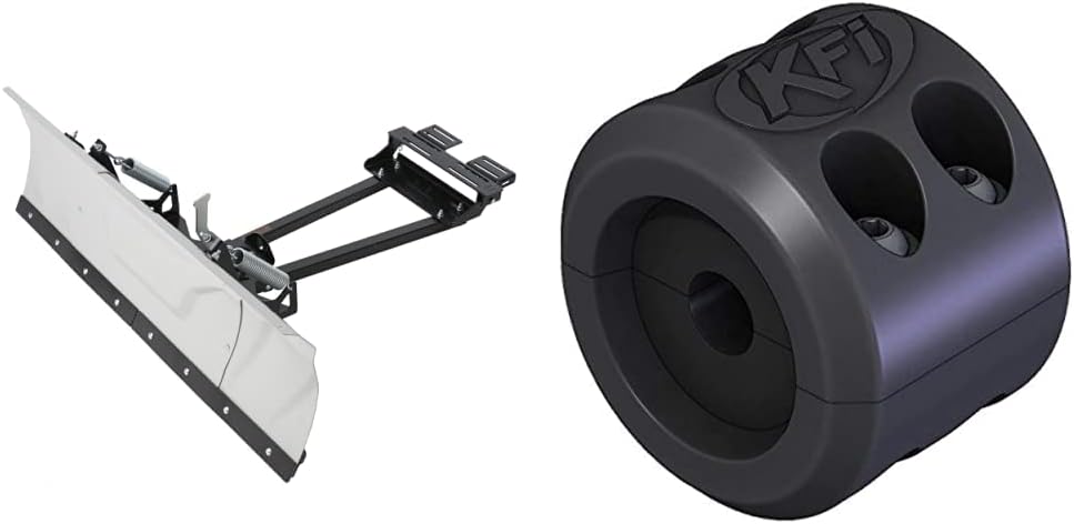 Kolpin ATV Switchblade Plow – 17-0000 & KFI Products ATV-SCHS Cables, Black