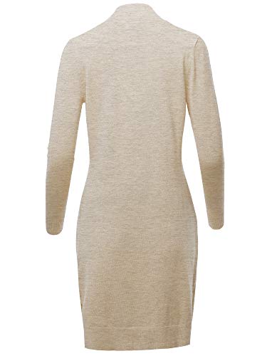 Image of STARJJ Womens Soft Stetchy Knit Longline Open Front Sweater Cardigan with Pockets (S-3X)