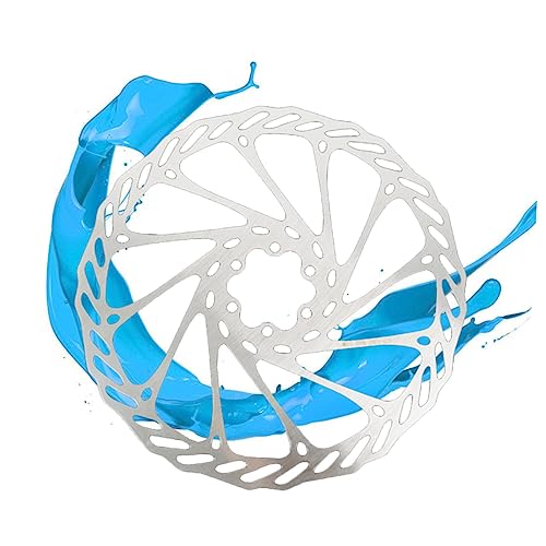 INOOMP 203mm Bike Brake Disc Mountain Disc Rotor Stainless Steel Front/rear 188g Sturdy Quick Shipping Random