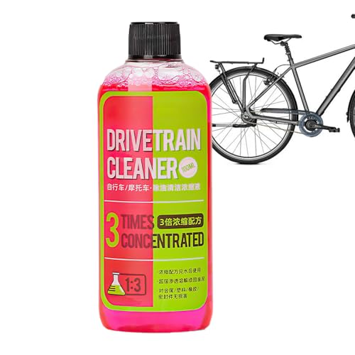 Limpiador de transmisión - Cleaner de 100 ml para la cadena de bicicletas | Agente de limpieza de de descontaminación concentrado para plegables, bicicletas de carretera, ciclismo de