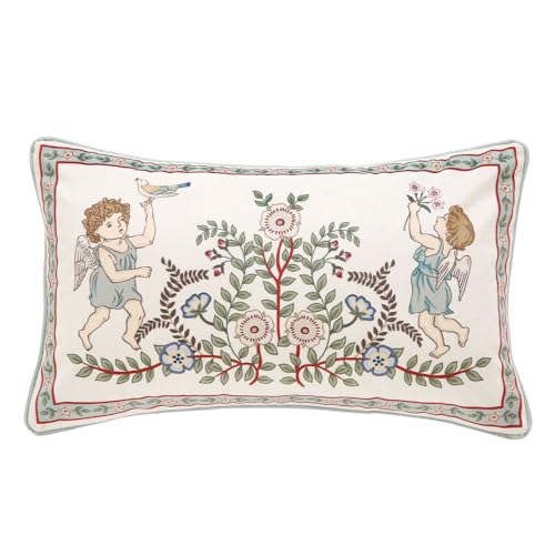 bilin gaier Designer Vintage Velvet Throw Pillow Cover,20"x12"-Idaho C
