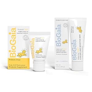 BioGaia Baby Probiotic Essentials For Digestive & Skin Health | Drops Ease Colic, Gas & Tummy Issues | Ointment Soothes & Hydrates Dry, Irritated Skin