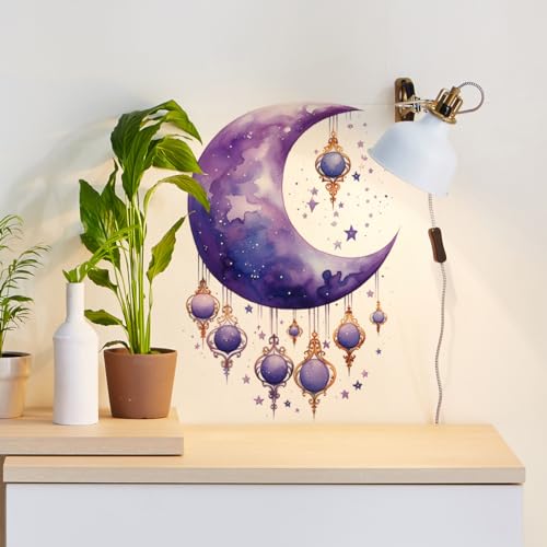 Vinilo Decorativo Star Moon Dream Purple 20x30 cm miniatura 3