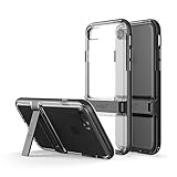 iPhone 7 Case, LABC Kick Bumper case Kickstand Ultimate Absorption from drops and impacts for Apple iPhone 7 (Clear/Black) (LABC-126-CBK)