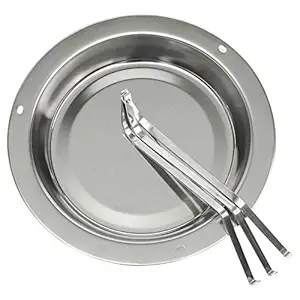 ELECTROPRIME Beer Can Chicken Duck Roaster Drip Pan BBQ Grill Oven Rack Cooker Holder M5T6