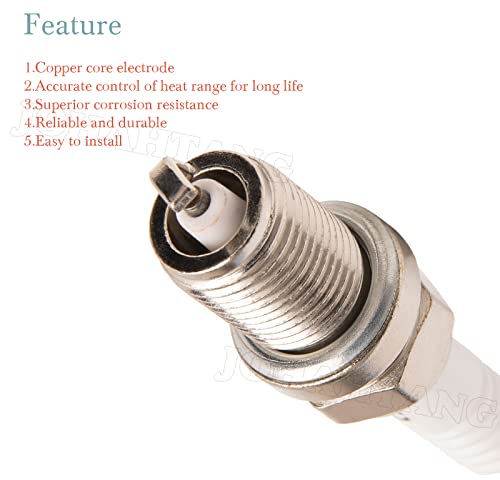 Johahtang Rc12Yc Spark Plug For Rc12Yc Compatible With Briggs & Stratton 491055 491055S 491055T 72347Gs 72347 805015 M78543 For Kohler 12 132 02, 12 132 02-S, 25 132 12-S (Pack Of 10) #TOP3