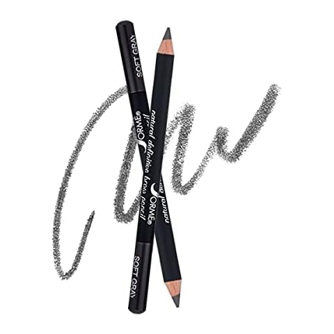 Sorme Natural Definitive Waterproof Eyebrow Pencil 0.04 oz | Smudgeproof Soft Gray Eye Brow Pencil | Dual Purpose Brow Pencil and Brush Combo | High Definition Waterproof Eyebrow Makeup Cover