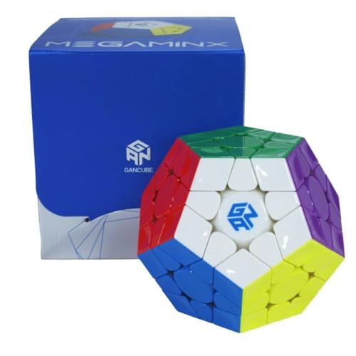 Image of GAN Megaminx V2 Magnetic Speed Cube | MagLev, 160-Point Ball-Core & UV Coated Finish | Omnidirectional Auto-Alignment 15 & 36 Customization Settings, Black