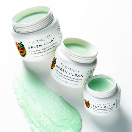 Farmacy Makeup Remover Cleansing Balm - Clearly Clean Fragrance-Free Makeup Melting Balm - Great Balm Cleanser for Sensitive Skin (200ml) - Image 3