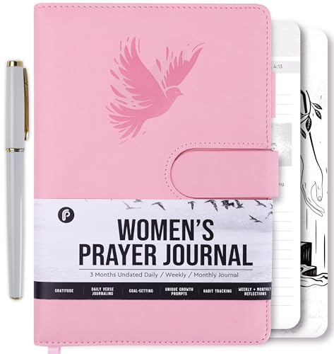 Prazoli Prayer Journal for Women - Daily Devotional Journaling Book