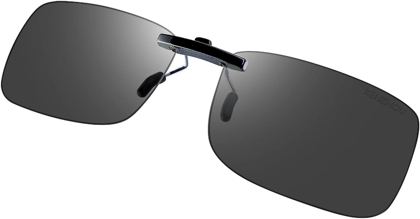 K KENZHOU Blue Light Filter Clip-on Computer Reading Glasses UV Blue light Anti Eye Strain Unisex Anti Blue 2 Pack