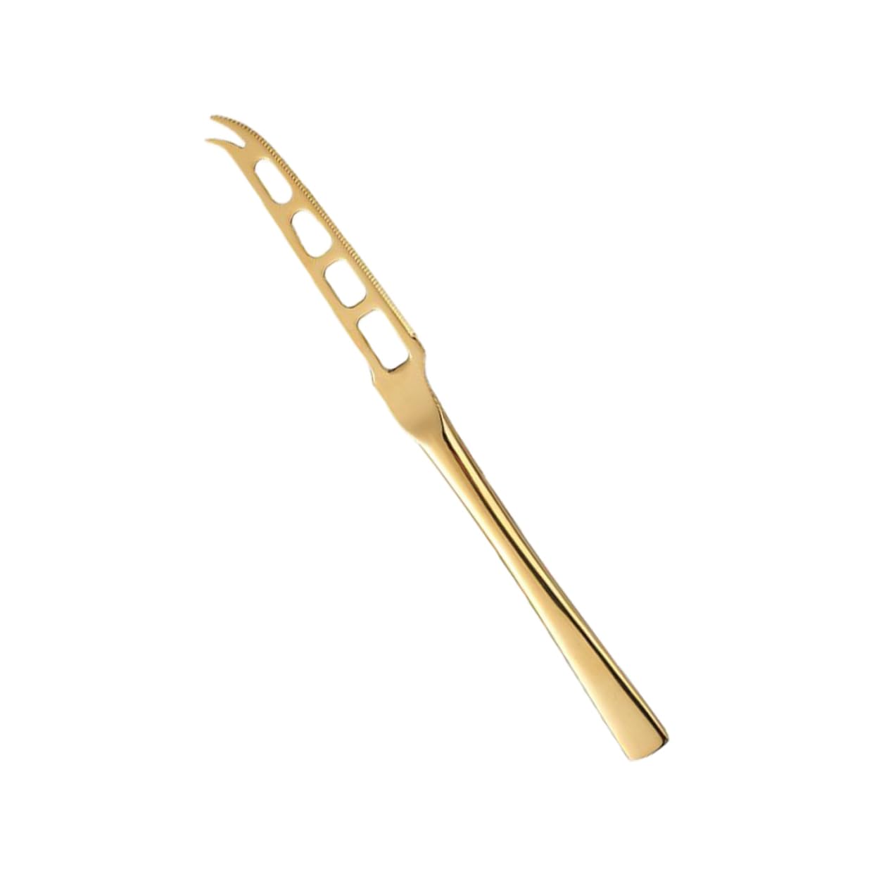 Cabilock Stainless Steel Cheese Spatula Serrated Butter Cutter Home Baking Tool for Easy Spreading Serving Cheese Butter and Jam Compact Design for Comfortable Grip