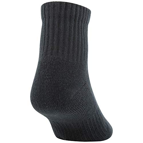 Gildan Men's Active Cotton Ankle Socks, 10-Pairs, Black, Shoe Size: 6-12 - image 6