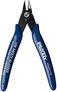 nuosen Wire Cutter, Craft Wire Precision Electrical Cable Cutter Cutting Plier Side Snips Flush Cutter Diagonal Pliers Cutting Pliers Tool for Coil Making, Home DIY Jewelry