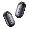 VRURC Hand Warmers Rechargeable, 3000mAh Electric Portable Pocket Heater, Electric Hand Warmers for Hunting, Camping, (2 Packs)-Black