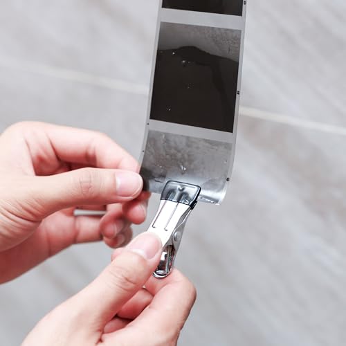 image for JJC Darkroom 35mm 120 Film Drying Hanging Rack with 10 Clips, Foldable